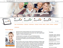 Tablet Screenshot of first-medical.de